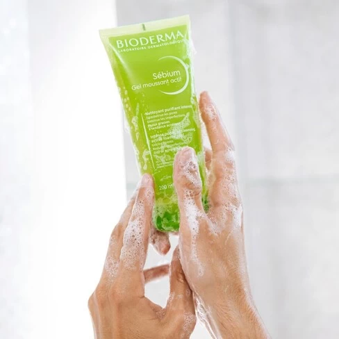 Bioderma Sebium Gel Moussant Actif Foaming Gel - Image 2