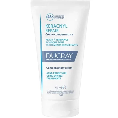 Ducray Keracnyl Repair Cream Acne Prone Skin Using Drying Treatments